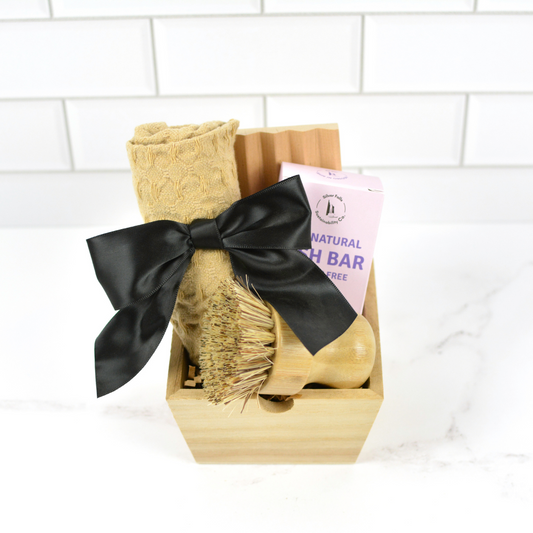 Natural Spa Set in Wooden Box