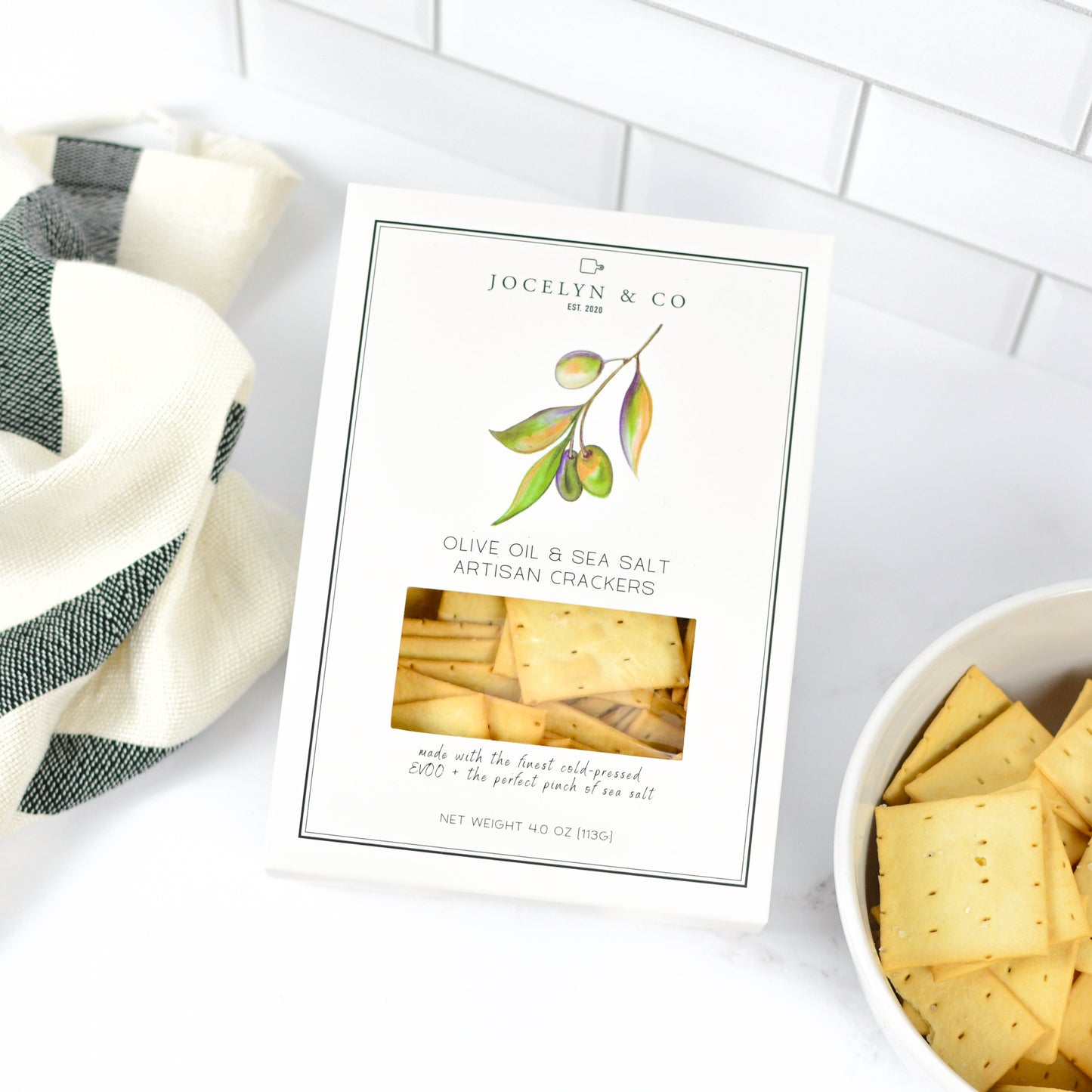 Olive Oil & Sea Salt Crackers-Preorder date 7/16/25