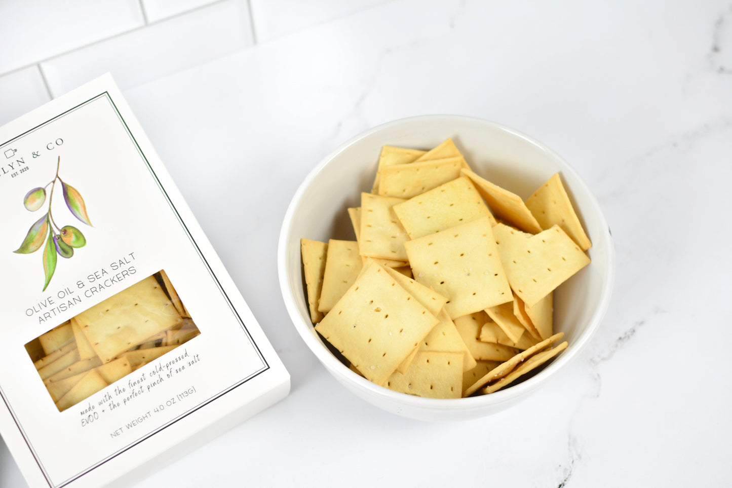 Olive Oil & Sea Salt Crackers-Preorder date 7/16/25