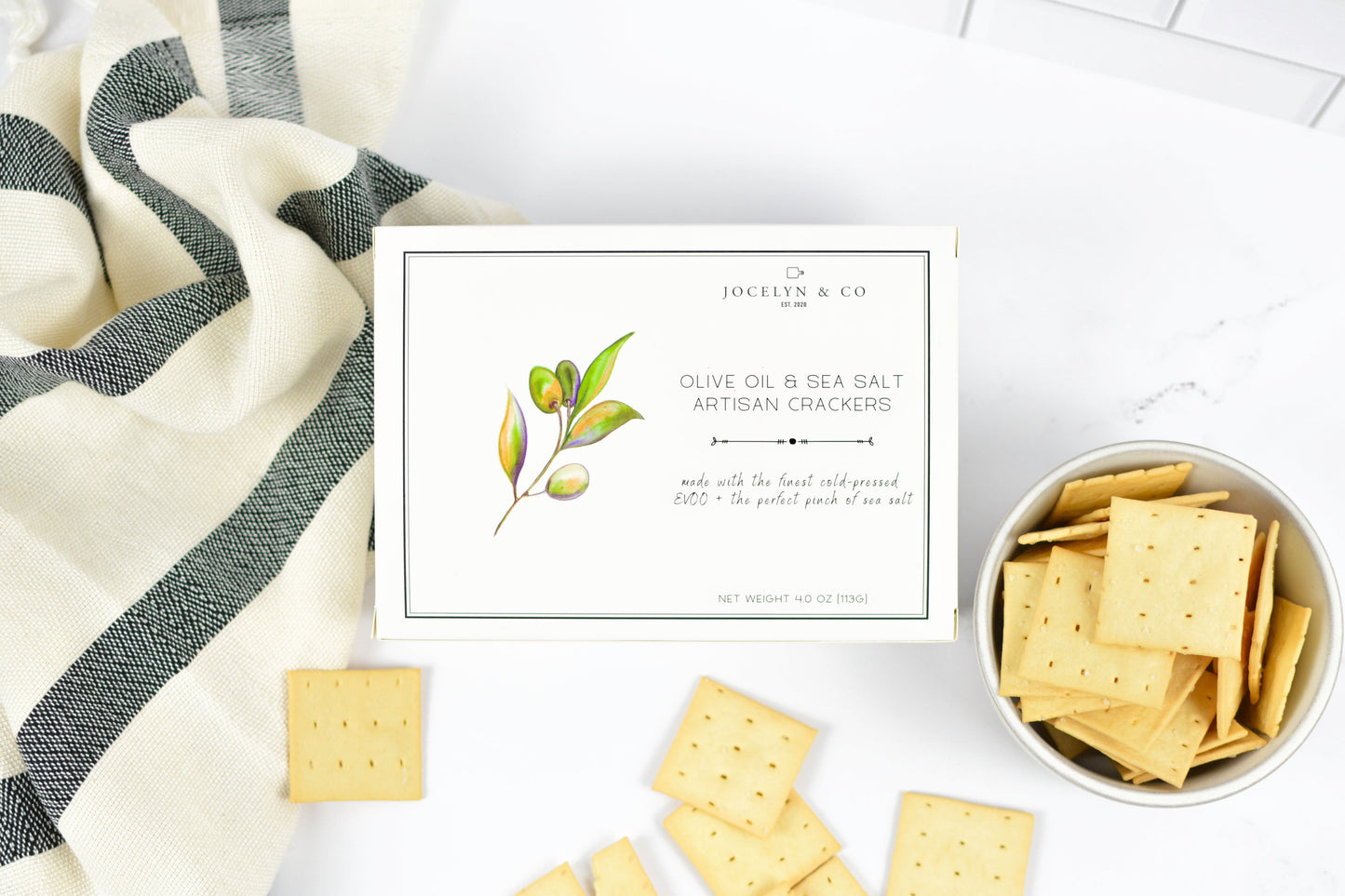 Olive Oil & Sea Salt Crackers-Preorder date 7/16/25